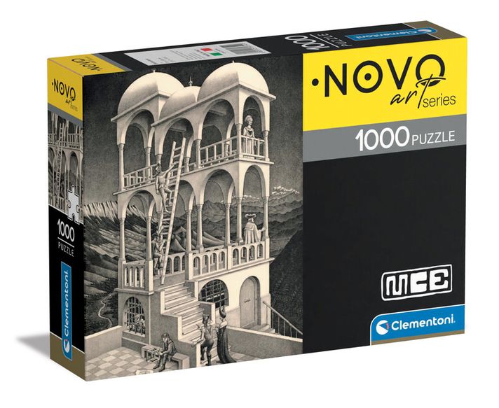 CLEMENTONI - Puzzle 1000 piese - Art NOVO - M. C. Escher-Belvedere