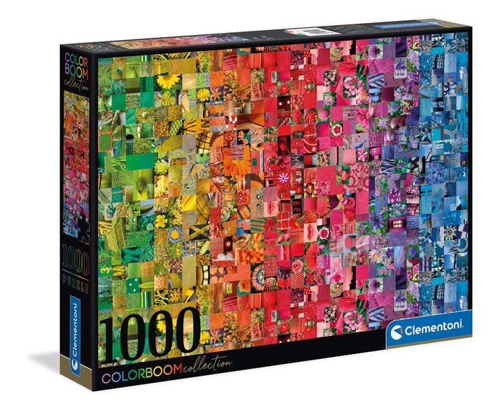 CLEMENTONI - Puzzle 1000 piese Colorboom – Collage