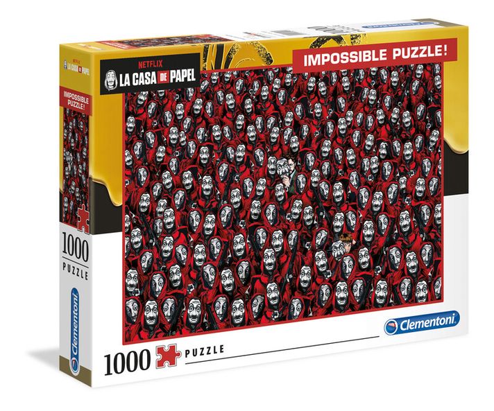 CLEMENTONI - Puzzle 1000 piese Impossible - La Casa de Papel