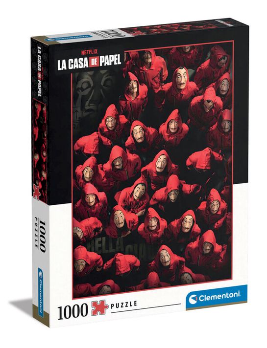 CLEMENTONI - Puzzle 1000 piese - La Casa de Papel