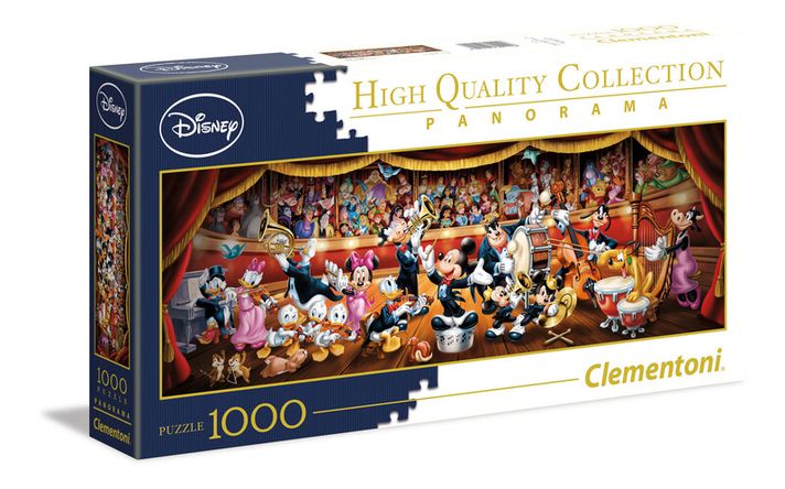 CLEMENTONI - Puzzle 1000 piese panorama - Disney orchester