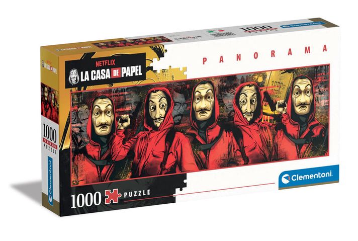 CLEMENTONI - Puzzle 1000 piese Panorama - La Casa de Papel