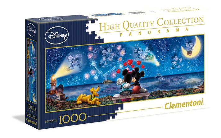 CLEMENTONI - Puzzle 1000 piese panorama - Mickey a Minnie