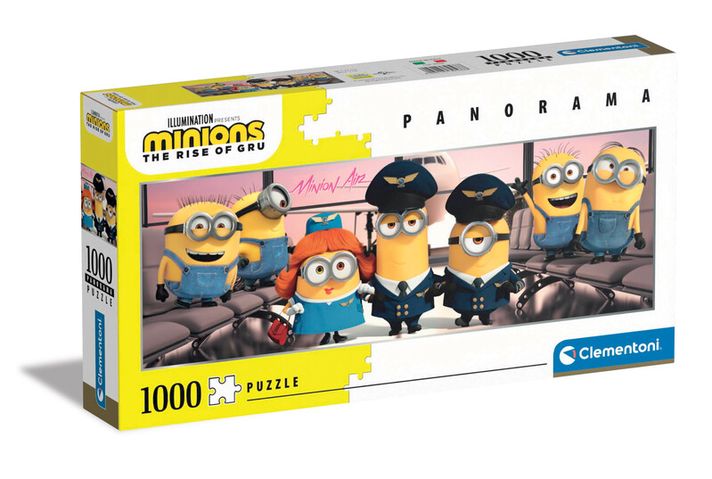 CLEMENTONI - Puzzle 1000 piese panorama – Minions