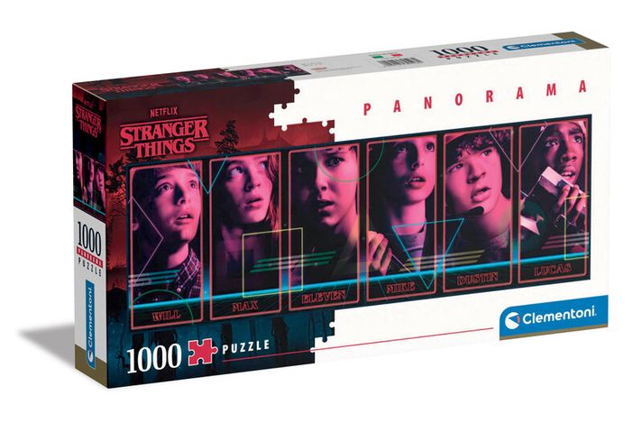 CLEMENTONI - Puzzle 1000 piese panoramic - Stranger Things