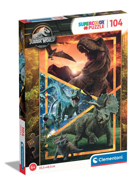 Clementoni - Puzzle - 104 piese SUPER Jurassic World