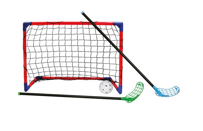 CROSS - Set Floorball, 2 crosse, 1 poartă