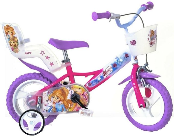 DINO BIKES - Bicicleta pentru copii 12" 124RL-WX7 - WINX