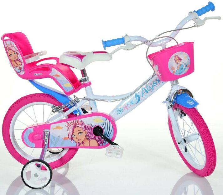 DINO BIKES - Bicicleta pentru copii 14" 144RL-ALS- ALYSSA