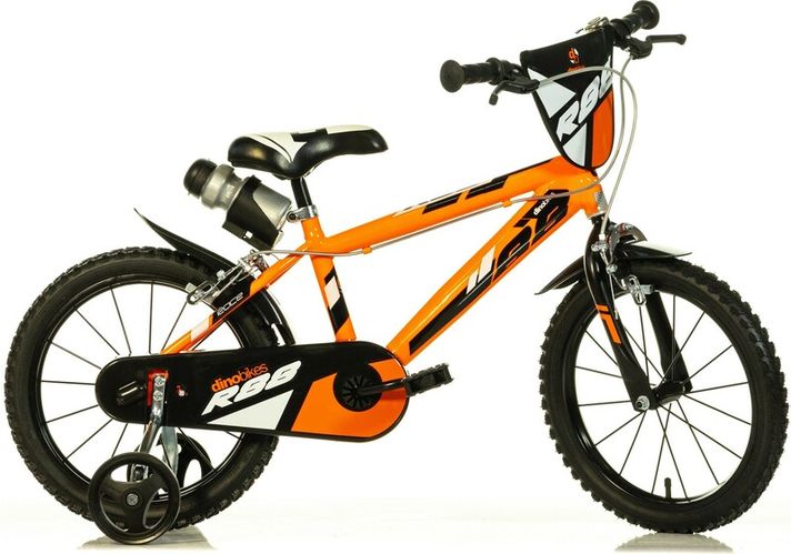 DINO BIKES - Bicicleta pentru copii 14" 414U26R88 - portocaliu