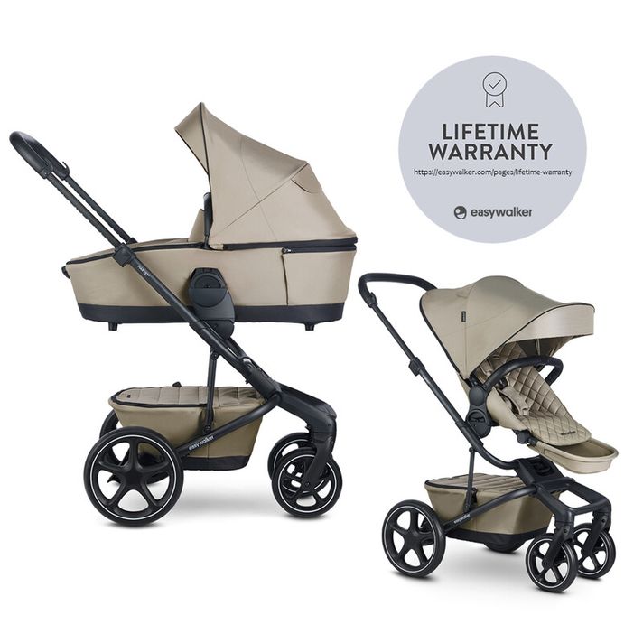 EASYWALKER - Cărucior combinat Harvey Premium 2v1 Pearl Taupe LITE RWS