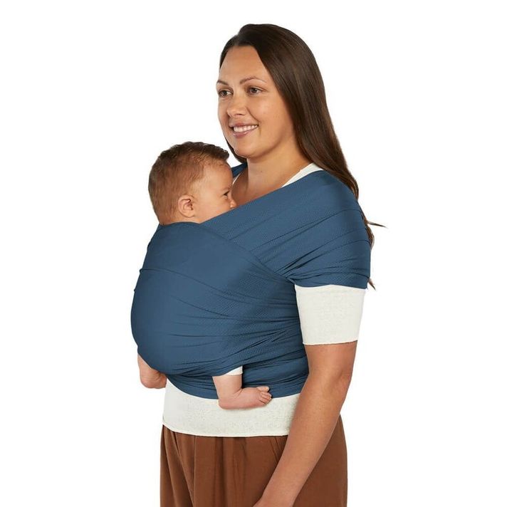 ERGOBABY - EȘARFĂ/Aura Sustainably Sourced Mesh Baby Wrap - Twilight Navy