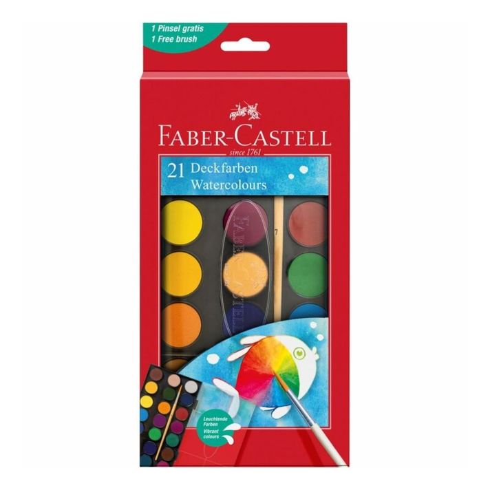 FABER CASTELL - Culori de apă 21 culori