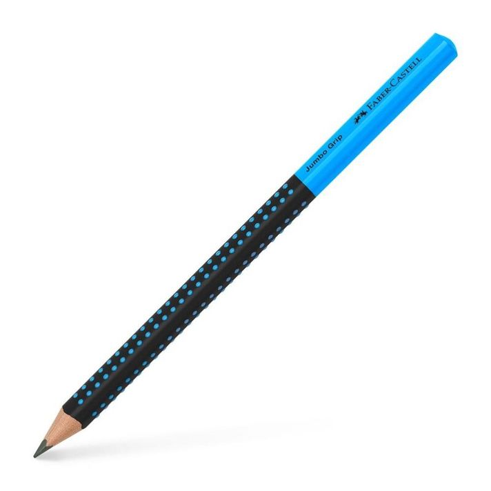 FABER CASTELL - Creion grafit Faber-Castell Grip Jumbo / HB negru/albastru