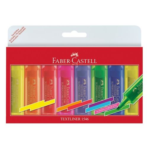 FABER CASTELL - Evidențiator Textliner1546 / set de 8buc