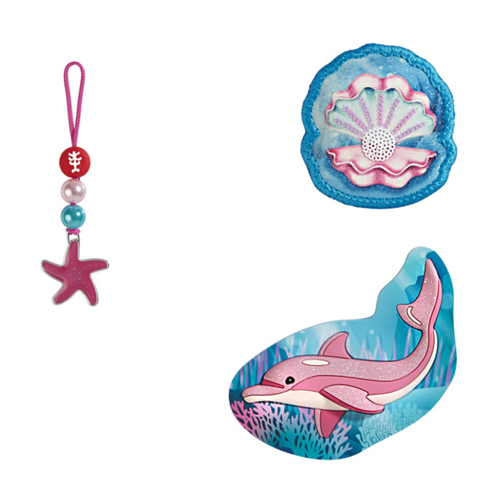 HAMA - Set suplimentar de imagini MAGIC MAGS Sweet Dolphin Lou pentru serviete GRADE, SPACE, CLOUD, KID