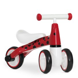 HAUCK - Bicicleta fara pedale pentru copii 1st Ride tricicleta Ladybug Red