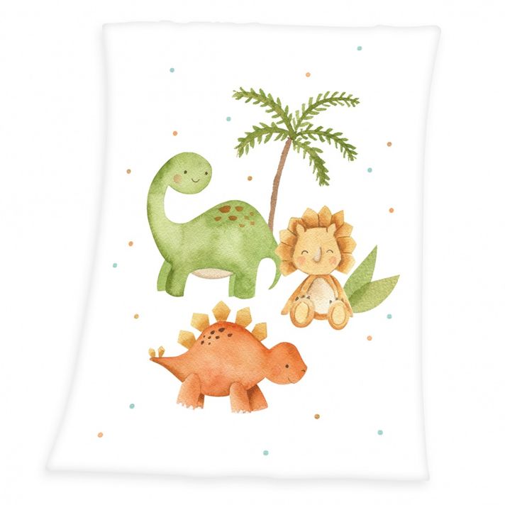 HERDING - Baby supersoft pătură 75/100cm BABY DINOS