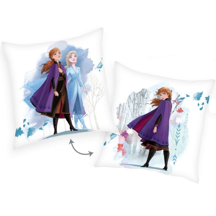 HERDING - Pernă decorativă reversibilă 40/40cm DISNEY FROZEN 2