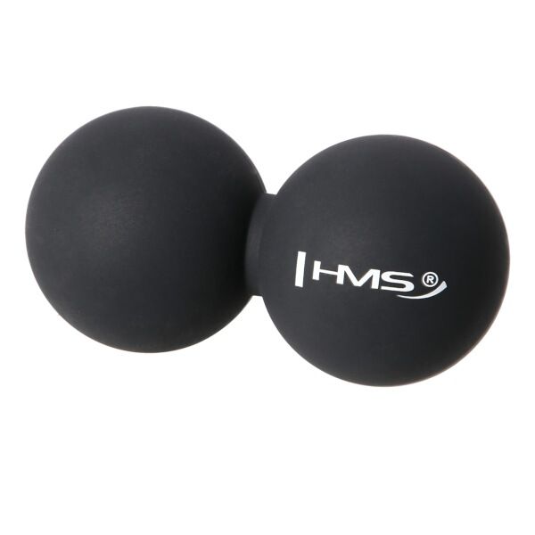 HMS - Dublu minge de masaj BLC02 negru - Lacrosse Ball