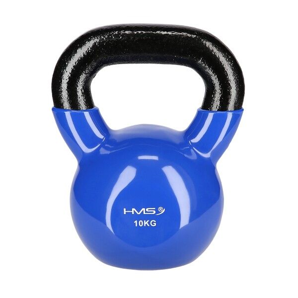 HMS - Kettlebell acoperit cu vinil KN 10 kg, albastru