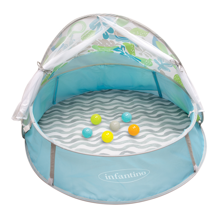 INFANTINO - Playpen cu acoperiș 3 în 1