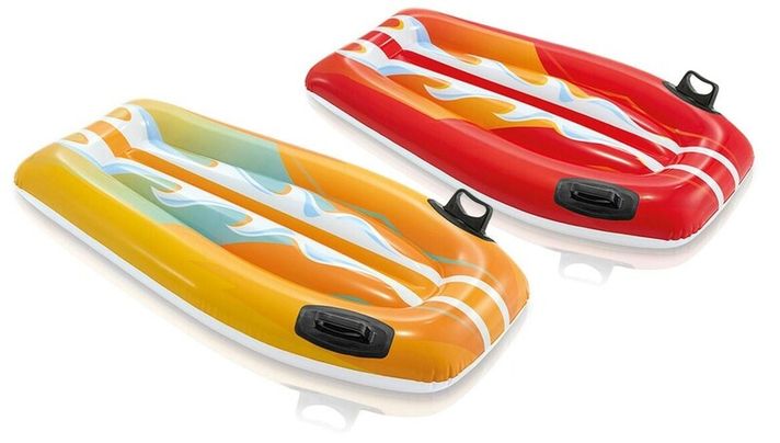 INTEX - Plăci de înot gonflabile cu mânere 112 x 62 cm