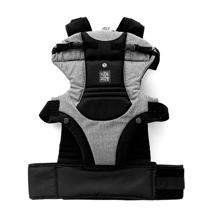 JANÉ - Marsupiu bebelusi ergonomic KANGAROO Gri-negru murdar