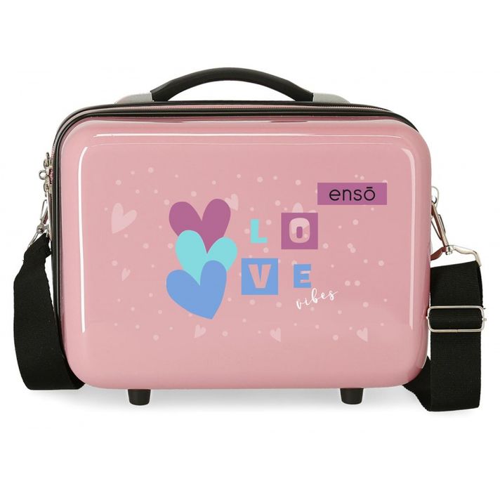 JOUMMA BAGS - ENSO Love Vibes - ENSO Love Vibes, geantă de călătorie pentru cosmetice din ABS, 21x29x15cm, 9L, 9453921