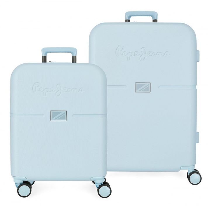JOUMMA BAGS - Trusă de călătorie de lux din ABS set 70cm/55cm PEPE JEANS ACCENT Azul, 7699534