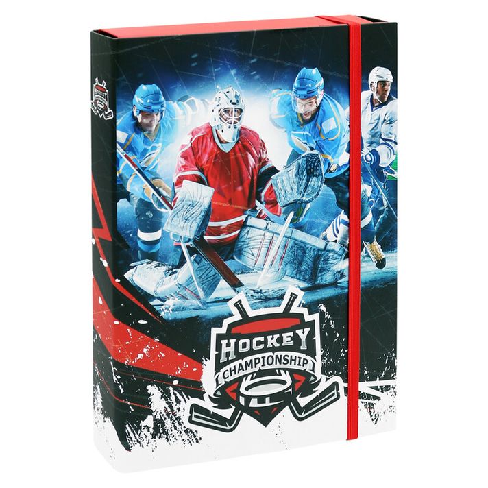 JUNIOR - Cutie pentru caiete A4 Jumbo MAX – Hockey