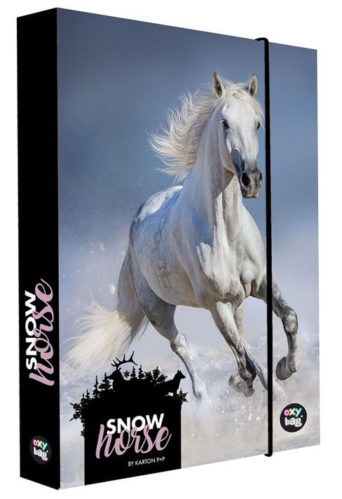 KARTON PP - Cutie pentru caiete A4 Jumbo Snow horse