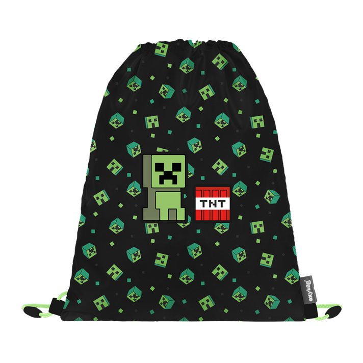 KARTON PP - Geantă Slipover cu imprimeu - OXY NEXT Green Cube