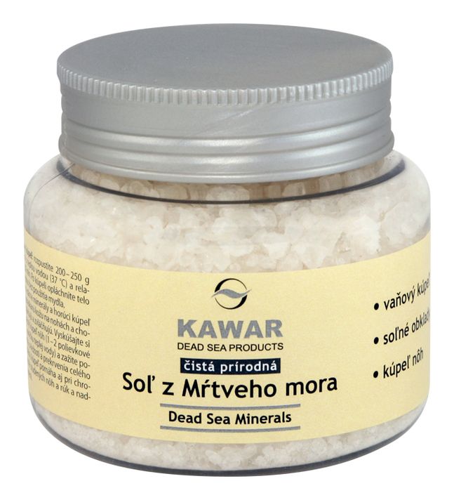 KAWAR - Sare de baie din Marea Moartă 250g (cutie)