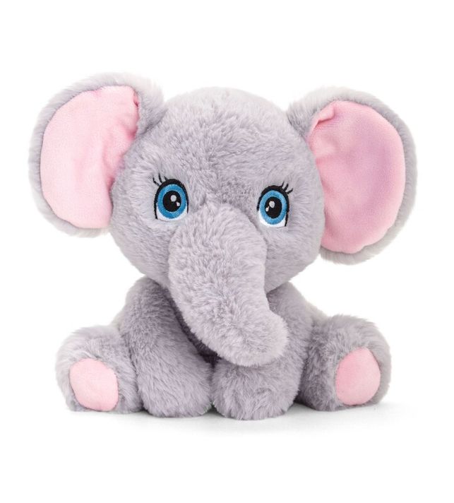 KEEL TOYS - SE1090 Keeleco Elefant - jucărie de pluș eco 16 cm