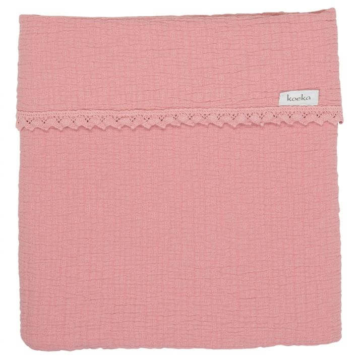 KOEKA - Pătură Elba Lace 75x100 - old pink