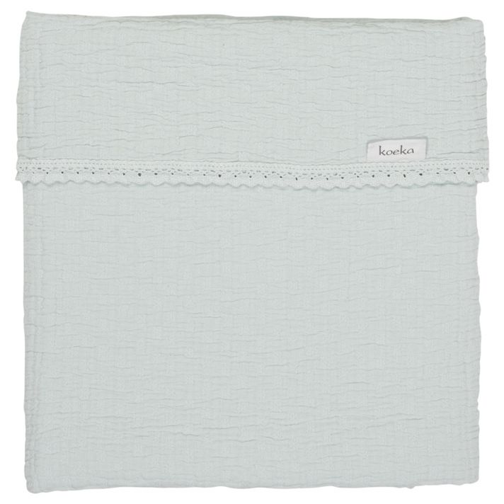 KOEKA - Pătură Elba Lace 75x100 - soft mint