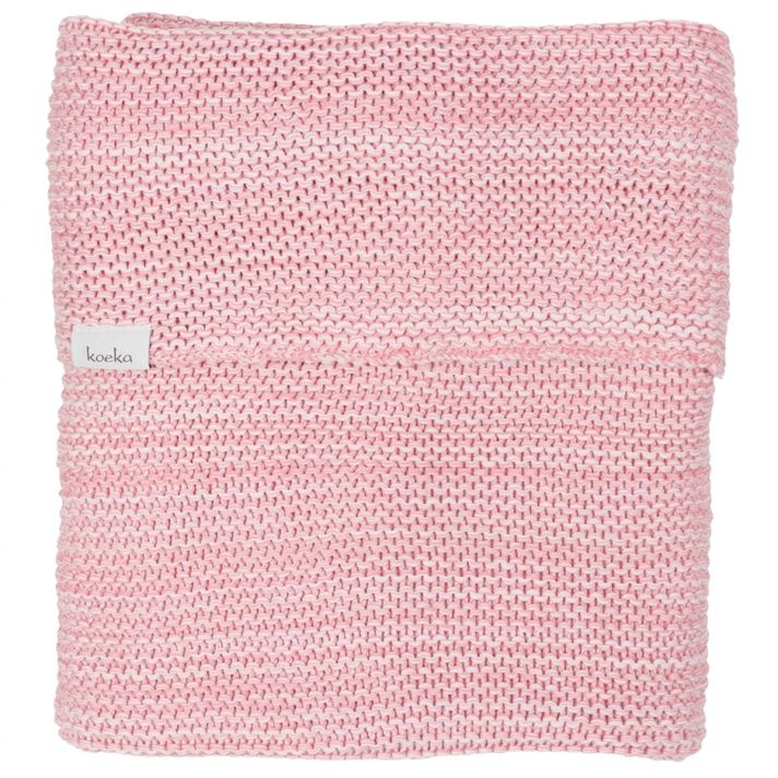 KOEKA - Pătură Porto 75x100 - tea rose/b.pink/white