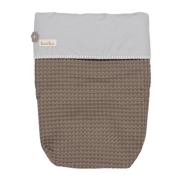 KOEKA - Suport pentru picioare pentru scaun auto Antwerp - taupe/silver grey