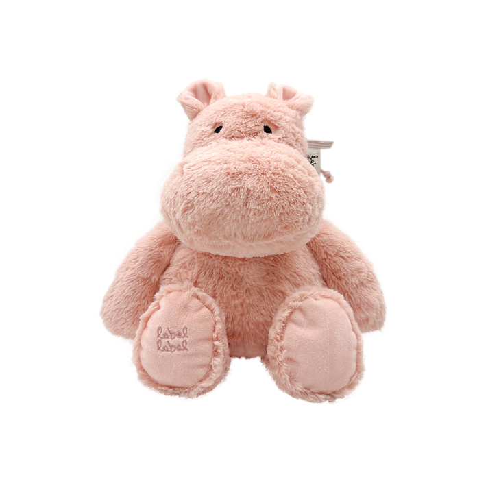 LABEL-LABEL - Jucărie de pluș hippo Harvey M - Pink