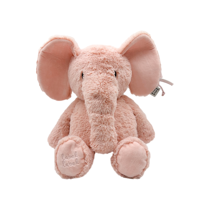 LABEL-LABEL - Jucărie de pluș elefant Elly L - Pink