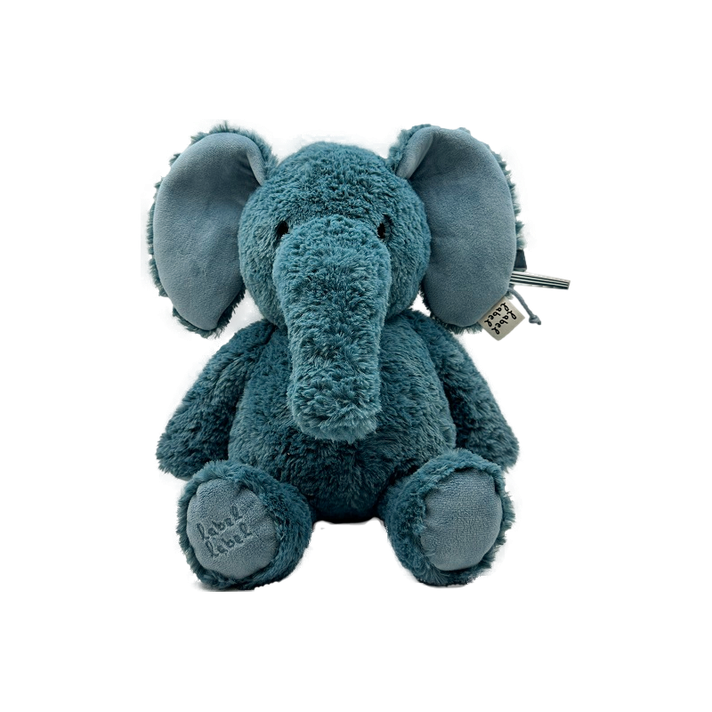 LABEL-LABEL - Jucărie de pluș elefant Elly M - Blue