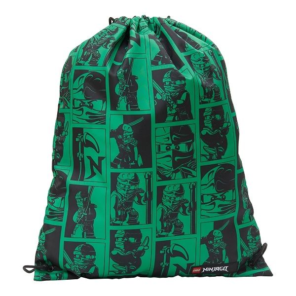 LEGO BAGS - Ninjago Green - geantă papuci