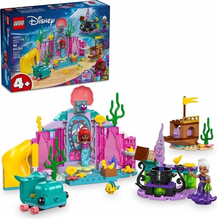 LEGO - Disney 43254 Ariel și peștera ei de cristal