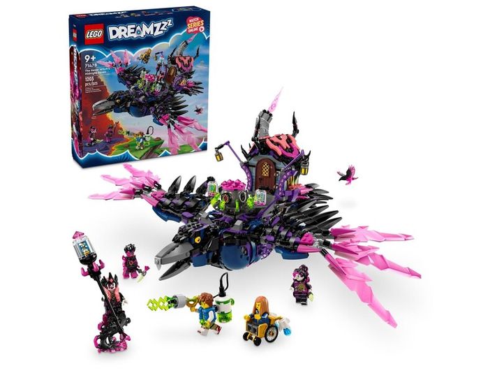 LEGO - DREAMZzz 71478 Vrăjitoare și Corbul ei de Miezul Nopții