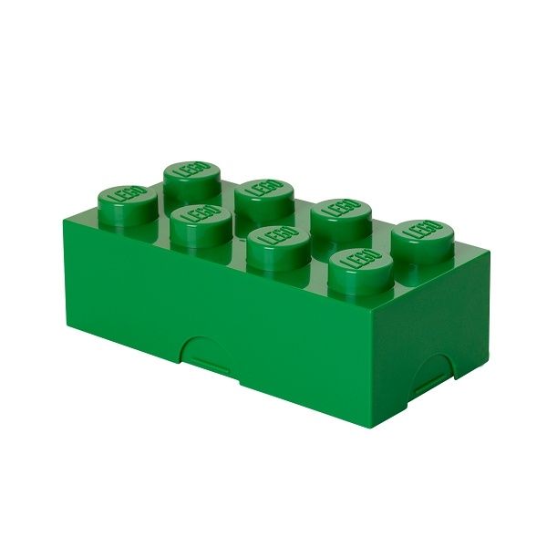 LEGO LUNCH - Cutie pentru gustări 100 x 200 x 75 mm - verde închis