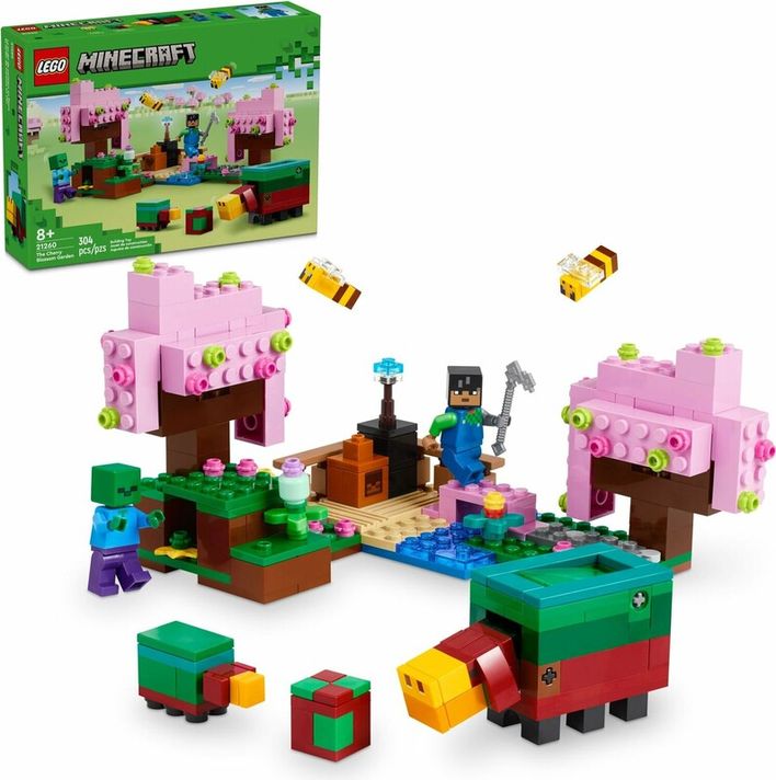 LEGO - Minecraft 21260 Grădină cu cireșe înflorite