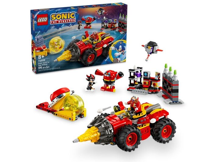 LEGO - Sonic The Hedgehog 76999 Super Sonic vs. Egg Drillster