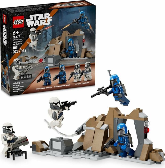 LEGO - Star Wars 75373 Pachet de luptă pentru capturarea Mandalore-ului