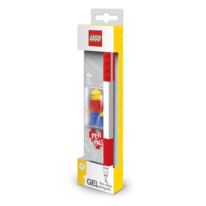 LEGO STATIONERY - Pix cu gel cu minifigurină, roșu - 1 buc